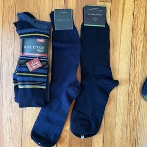 LOT OF 5 pair men’s dress socks BRAND NEW